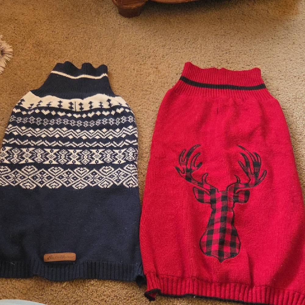 Eddie Bauer Navy Knit Sweater